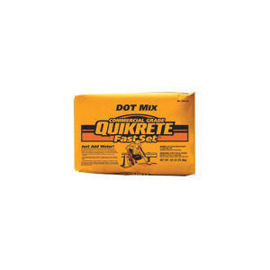 White Cap Quikrete FastSet 80 Lb Bag Gray To Gray Brown DOT Mix